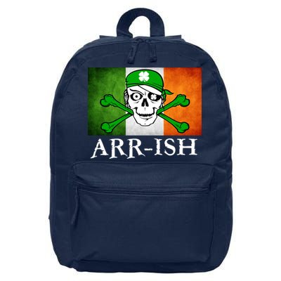 Arr-ish Irish Pirate St. Patrick's Day Flag 16 in Basic Backpack