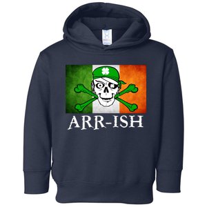 Arr-ish Irish Pirate St. Patrick's Day Flag Toddler Hoodie