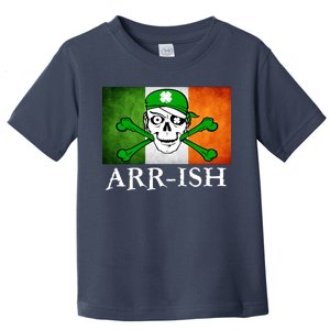 Arr-ish Irish Pirate St. Patrick's Day Flag Toddler T-Shirt