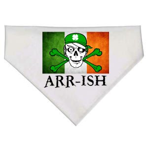 Arr-ish Irish Pirate St. Patrick's Day Flag USA-Made Doggie Bandana