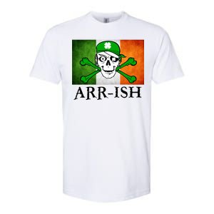 Arr-ish Irish Pirate St. Patrick's Day Flag Softstyle CVC T-Shirt