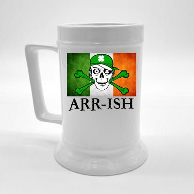 Arr-ish Irish Pirate St. Patrick's Day Flag Beer Stein