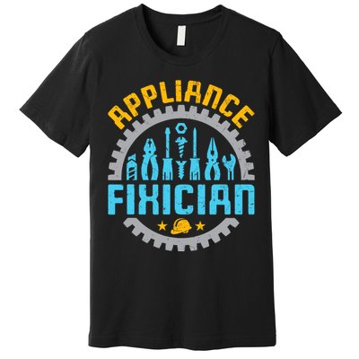 Appliance Repair Repairman Fixer Funny Technician Premium T-Shirt