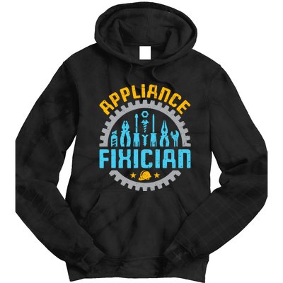 Appliance Repair Repairman Fixer Funny Technician Tie Dye Hoodie