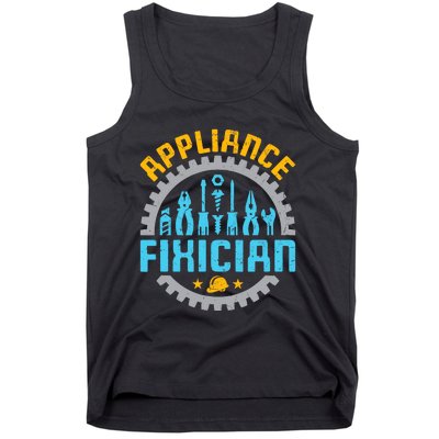 Appliance Repair Repairman Fixer Funny Technician Tank Top