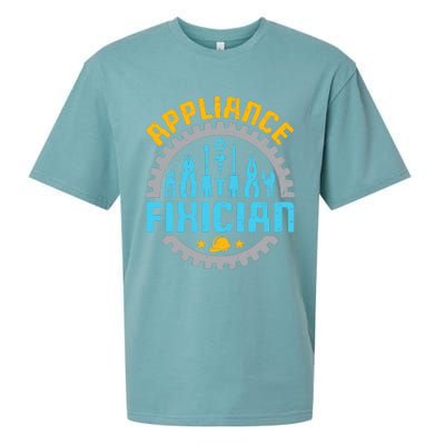 Appliance Repair Repairman Fixer Funny Technician Sueded Cloud Jersey T-Shirt