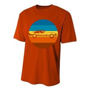 Auto Racing Retro Sunset For Car Racer Gift Performance Sprint T-Shirt