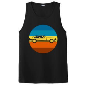 Auto Racing Retro Sunset For Car Racer Gift PosiCharge Competitor Tank