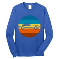 Auto Racing Retro Sunset For Car Racer Gift Long Sleeve Shirt