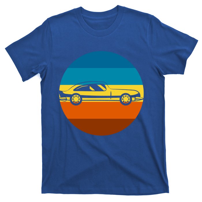 Auto Racing Retro Sunset For Car Racer Gift T-Shirt