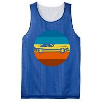 Auto Racing Retro Sunset For Car Racer Gift Mesh Reversible Basketball Jersey Tank