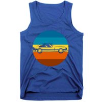 Auto Racing Retro Sunset For Car Racer Gift Tank Top