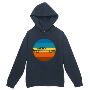 Auto Racing Retro Sunset For Car Racer Gift Urban Pullover Hoodie