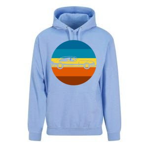 Auto Racing Retro Sunset For Car Racer Gift Unisex Surf Hoodie