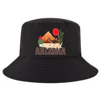 Arizona Roadrunner Retro Boho Desert Cactus Cool Comfort Performance Bucket Hat