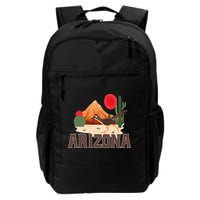 Arizona Roadrunner Retro Boho Desert Cactus Backpack