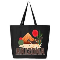 Arizona Roadrunner Retro Boho Desert Cactus 25L Jumbo Tote