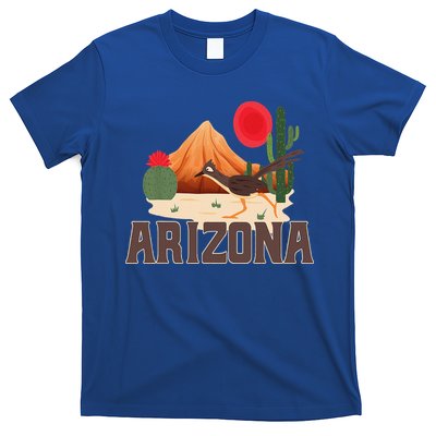 Arizona Roadrunner Retro Boho Desert Cactus T-Shirt