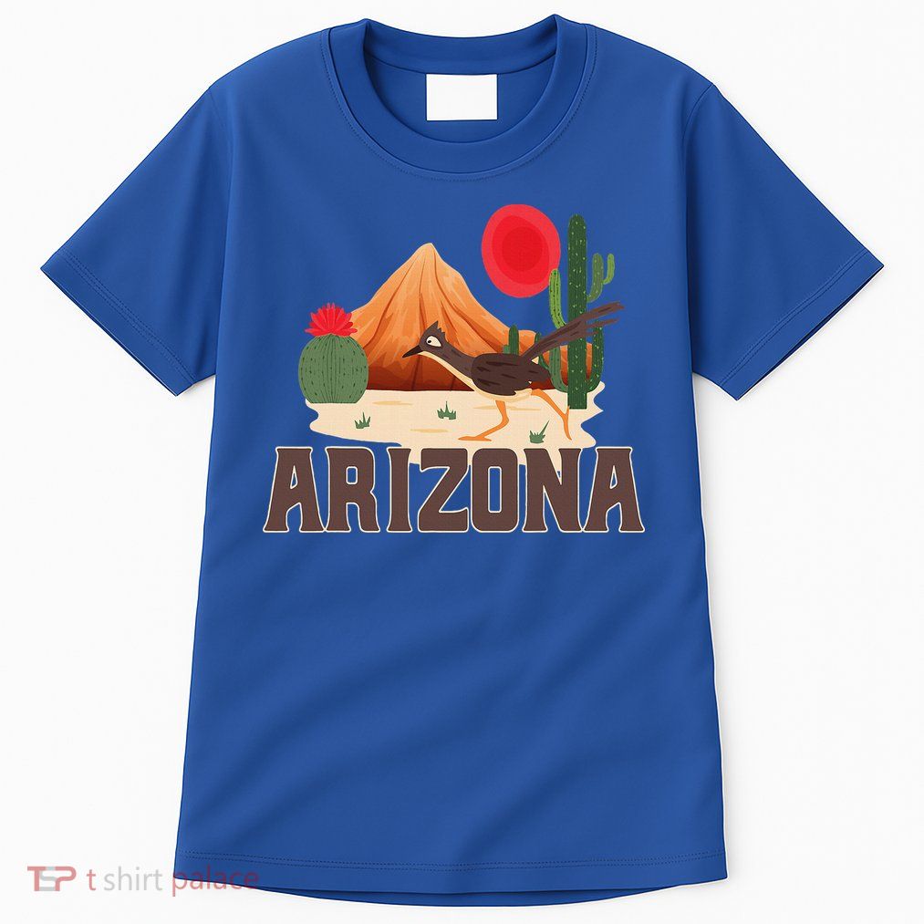 Arizona Roadrunner Retro Boho Desert Cactus Tall T-Shirt
