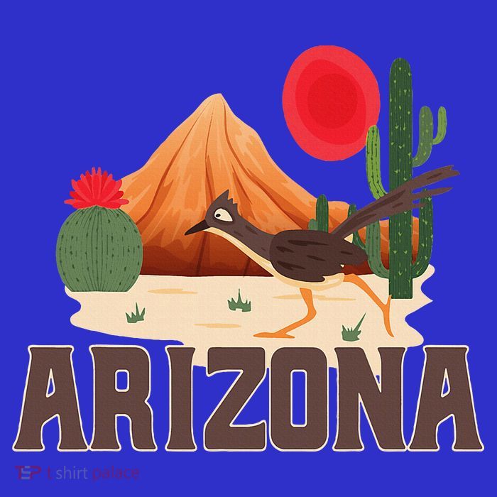 Arizona Roadrunner Retro Boho Desert Cactus Toddler T-Shirt