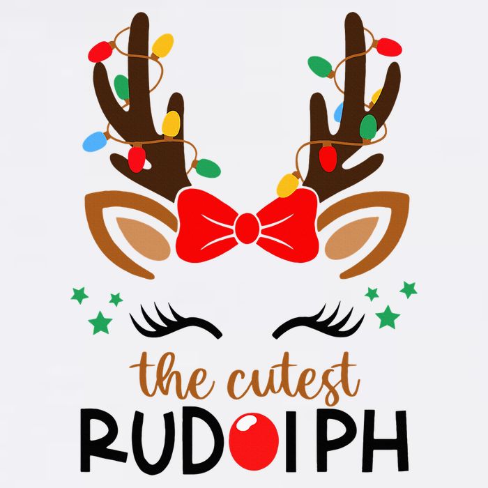 Adorable Rudolph Reindeer Christmas Pajama with Festive Lights Cool Comfort Performance Bucket Hat