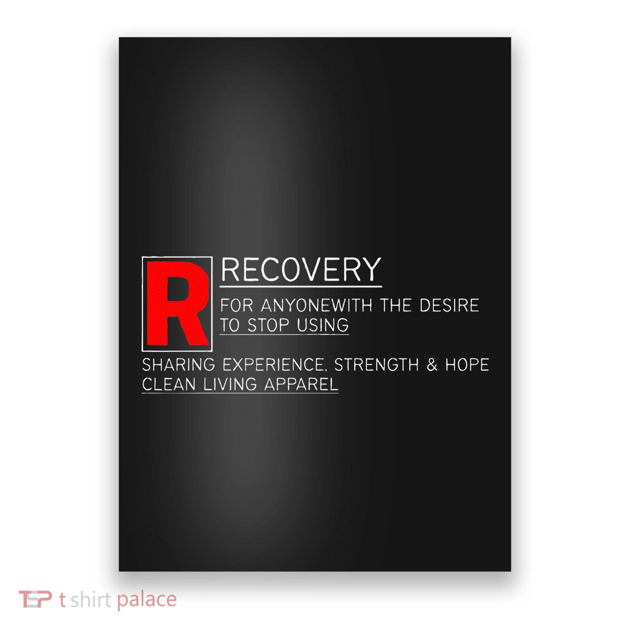 Addiction Recovery Rated Poster