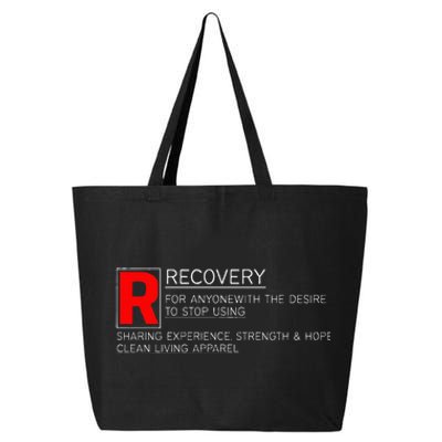 Addiction Recovery Rated 25L Jumbo Tote