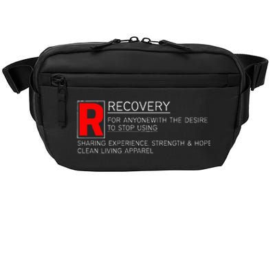 Addiction Recovery Rated Crossbody Pack