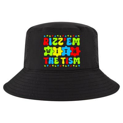 Autistic Rizz Rizzem With The Tism Meme Autism Awareness Cool Comfort Performance Bucket Hat