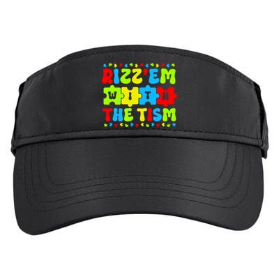 Autistic Rizz Rizzem With The Tism Meme Autism Awareness Adult Drive Performance Visor