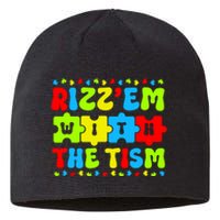 Autistic Rizz Rizzem With The Tism Meme Autism Awareness Sustainable Beanie