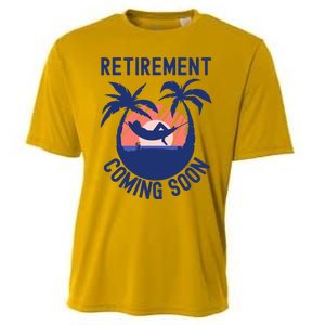 Almost Retired Retirement Coming Soon Funny Retiring Gift Cooling Performance Crew T-Shirt