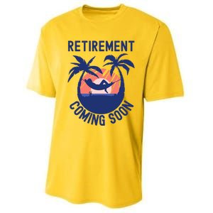 Almost Retired Retirement Coming Soon Funny Retiring Gift Performance Sprint T-Shirt