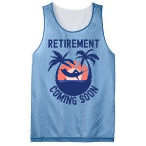 Almost Retired Retirement Coming Soon Funny Retiring Gift Mesh Reversible Basketball Jersey Tank