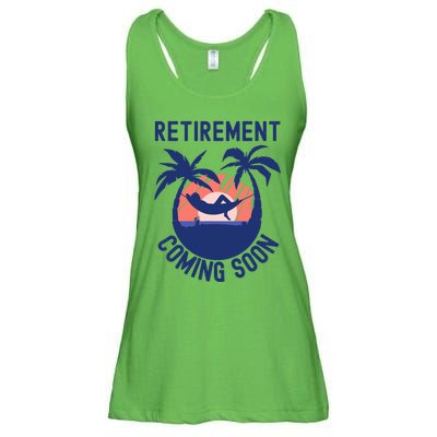 Almost Retired Retirement Coming Soon Funny Retiring Gift Ladies Essential Flowy Tank