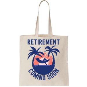 Almost Retired Retirement Coming Soon Funny Retiring Gift Tote Bag