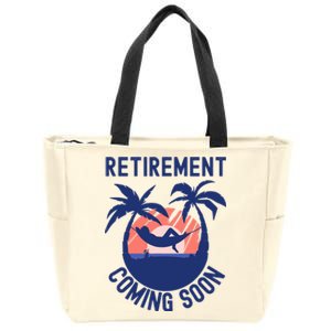 Almost Retired Retirement Coming Soon Funny Retiring Gift Zip Tote Bag