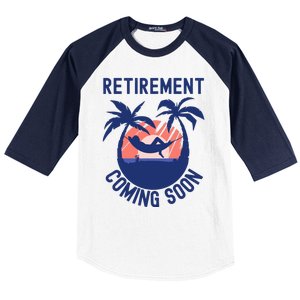 Almost Retired Retirement Coming Soon Funny Retiring Gift Baseball Sleeve Shirt