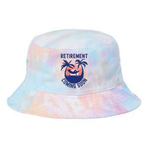 Almost Retired Retirement Coming Soon Funny Retiring Gift Tie Dye Newport Bucket Hat