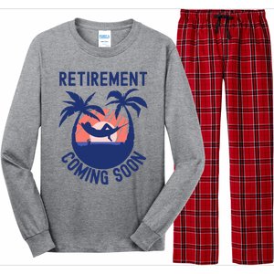 Almost Retired Retirement Coming Soon Funny Retiring Gift Long Sleeve Pajama Set