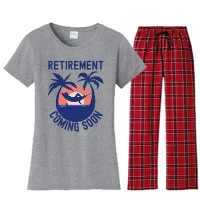 Almost Retired Retirement Coming Soon Funny Retiring Gift Women's Flannel Pajama Set