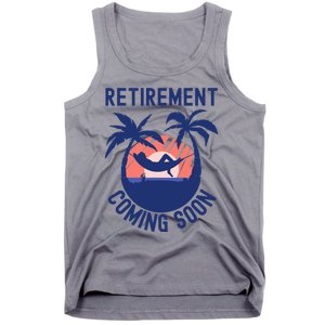 Almost Retired Retirement Coming Soon Funny Retiring Gift Tank Top