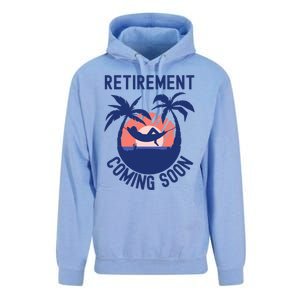 Almost Retired Retirement Coming Soon Funny Retiring Gift Unisex Surf Hoodie