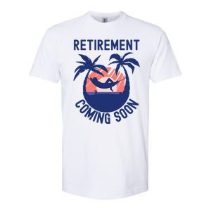 Almost Retired Retirement Coming Soon Funny Retiring Gift Softstyle CVC T-Shirt