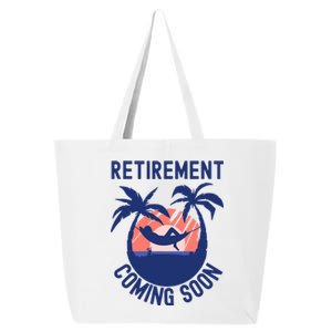 Almost Retired Retirement Coming Soon Funny Retiring Gift 25L Jumbo Tote