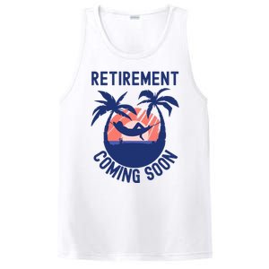 Almost Retired Retirement Coming Soon Funny Retiring Gift PosiCharge Competitor Tank