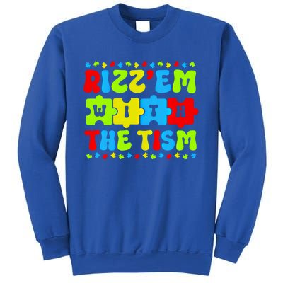 Autistic Rizz RizzEm With The Tism Meme Autism Awareness Gift Sweatshirt