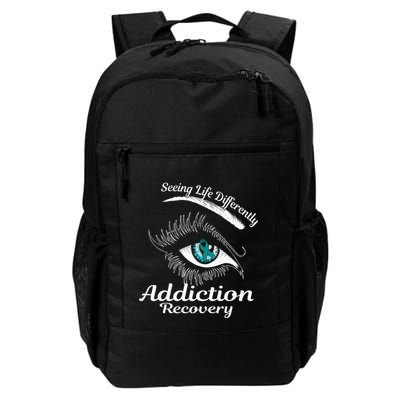 Addiction Recovery Ribbon Recovered To Addiction Daily Commute Backpack