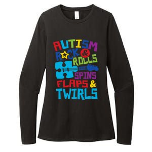 Autism rock rolls spins flaps twirls Womens CVC Long Sleeve Shirt