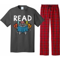 Animals Read Reading Book Librarian Across America Pajama Set